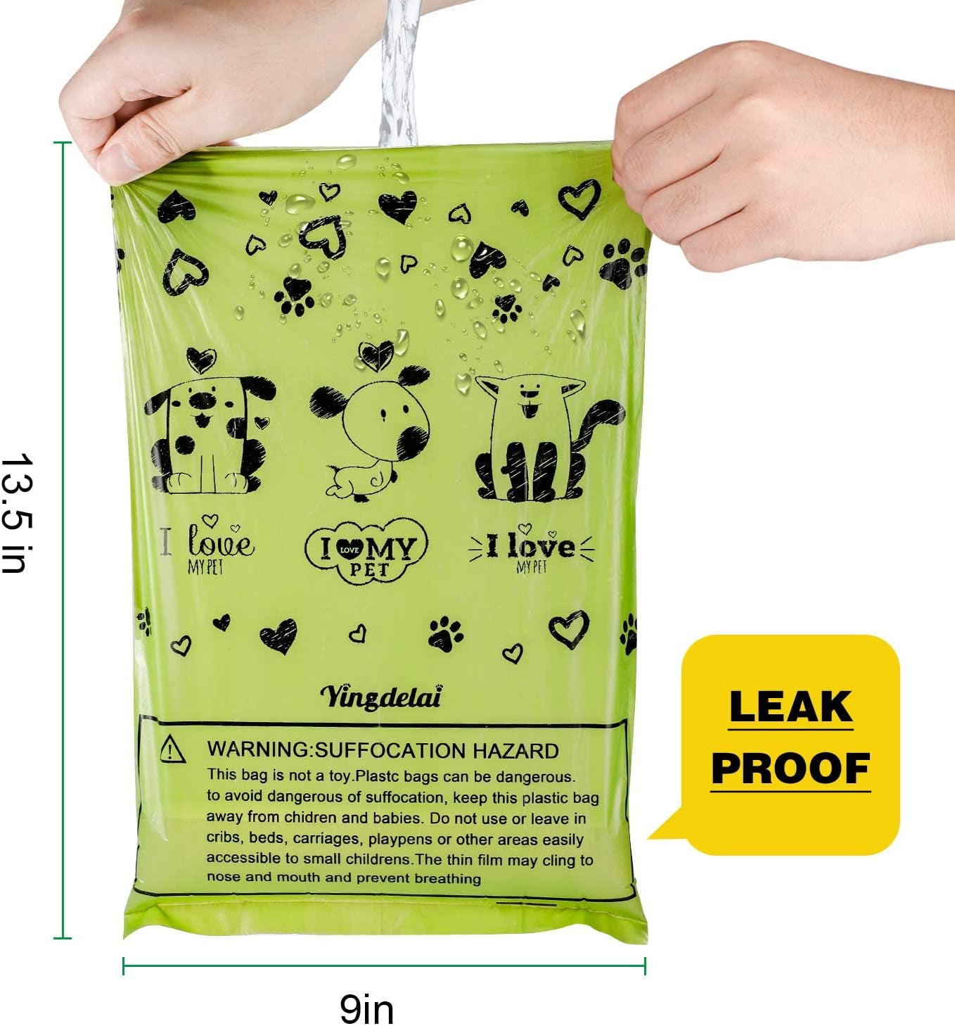 "720 Extra Thick Biodegradable Dog Poop Bags with Dispenser - Strong Leak Proof, Scented, 4 Mixed Colors"